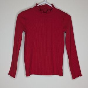 Janie and Jack Red Turtleneck Shirt 2T